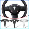 1 шт. ABS Наклейка на центр руля автомобиля Для Tesla Model 3 S X Y 2022 Style Roadster Invader Coil Mod WYE K80