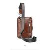 The First Layer of Cowhide Men's Multifunctional Messenger Shoulder Bag Leather European and American Men's Large-capacity Casual Shoulder Bag
