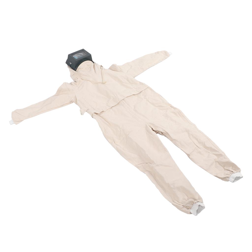 Full Protective Overalls Dustproof Breathable Sand Blasting Suit with Transparent Glass Face Shield