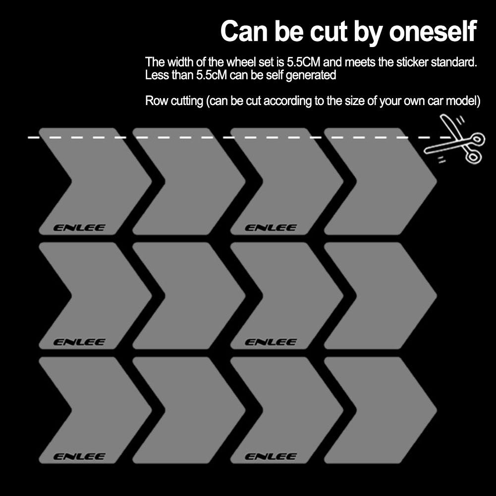 Road Bikes Reflective Stickers Set Of 12 Universal