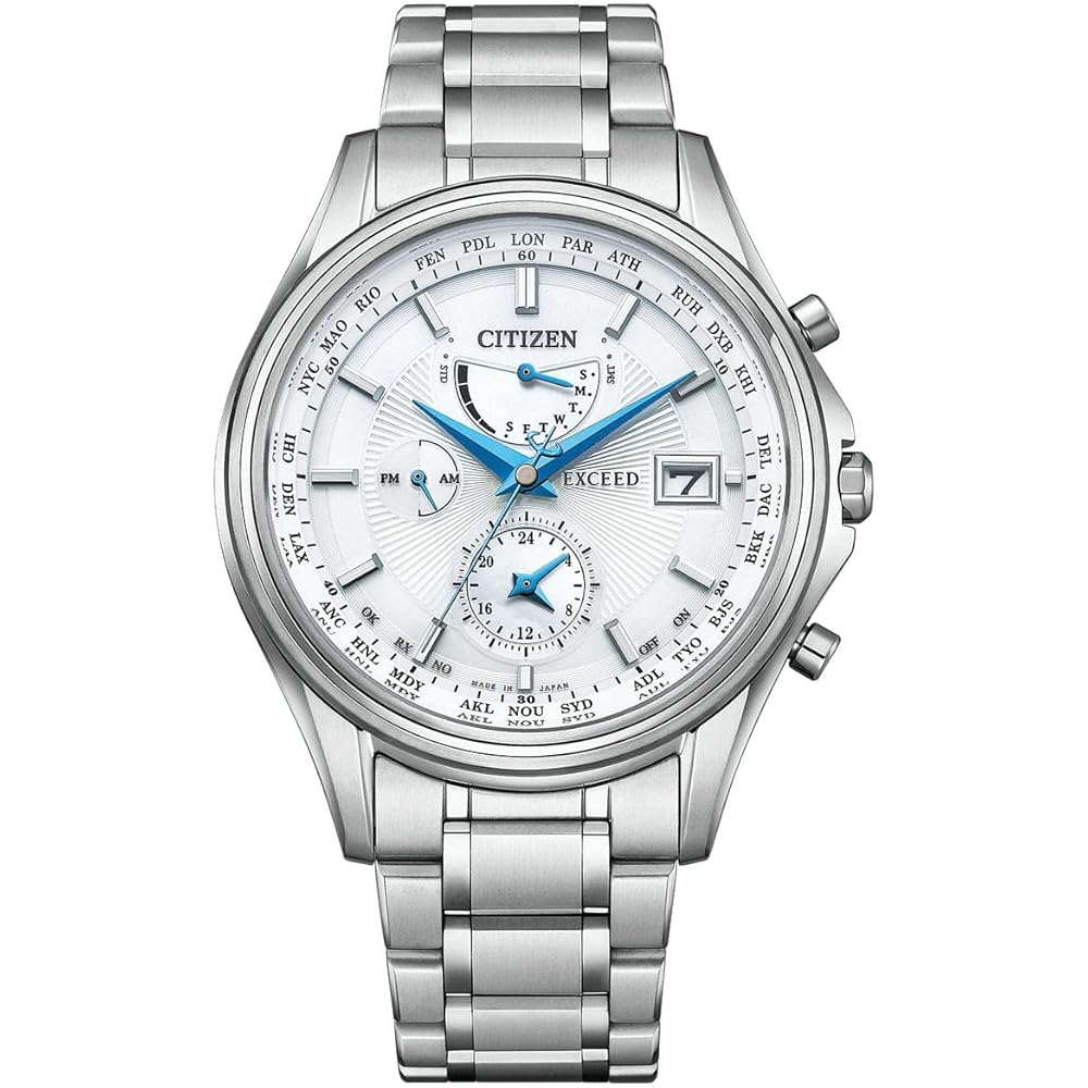 Мужские серебряные часы Citizen EXCEED AT9130-69W