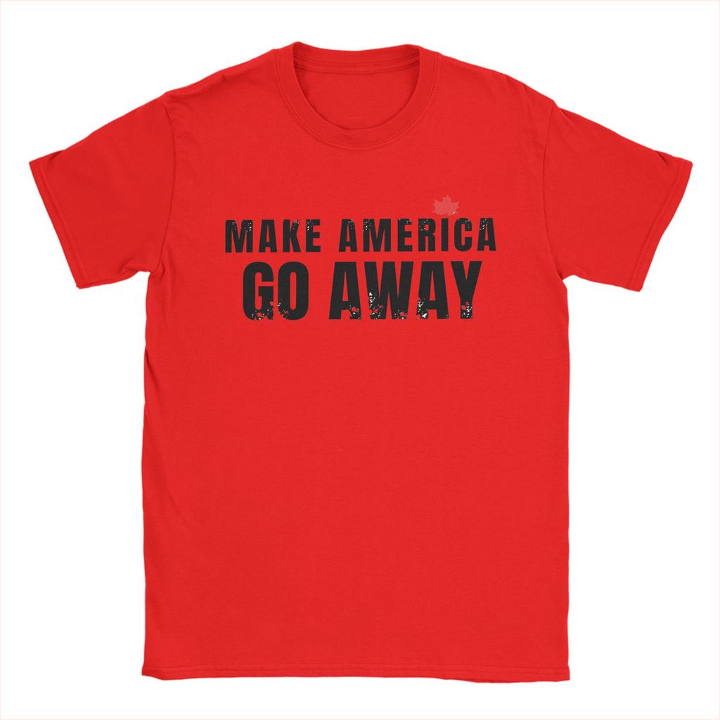Unisex Womens MAGA Greenland T Shirt Pure Cotton Tops Funny Short Sleeve Crewneck Tee Shirt Plus Size TShirt