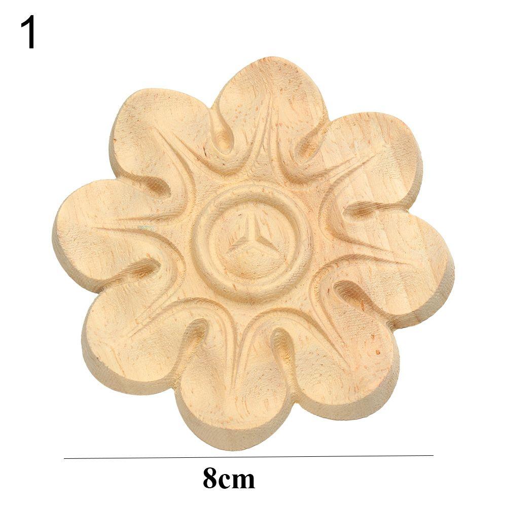 Украшение двери деревянные фигурки ремесла резьба по дереву декоративная деревянная резная угловая аппликация рамка