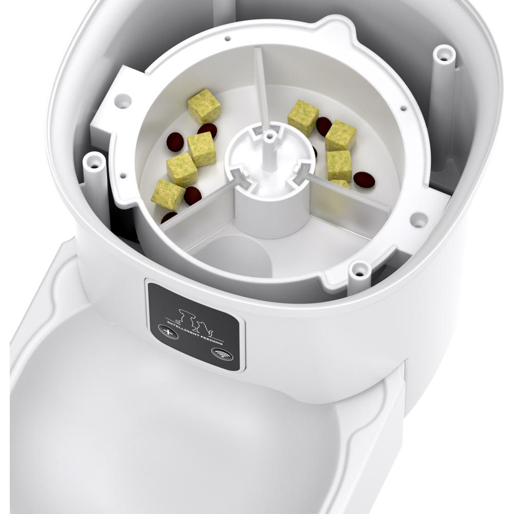 4 л Кормушка для домашних животных Таймер 5 В USB Умная автоматическая кормушка для кошек и собак Кнопка WIFI APP Интеллектуальный диспенсер сухого корма Миска для собаки