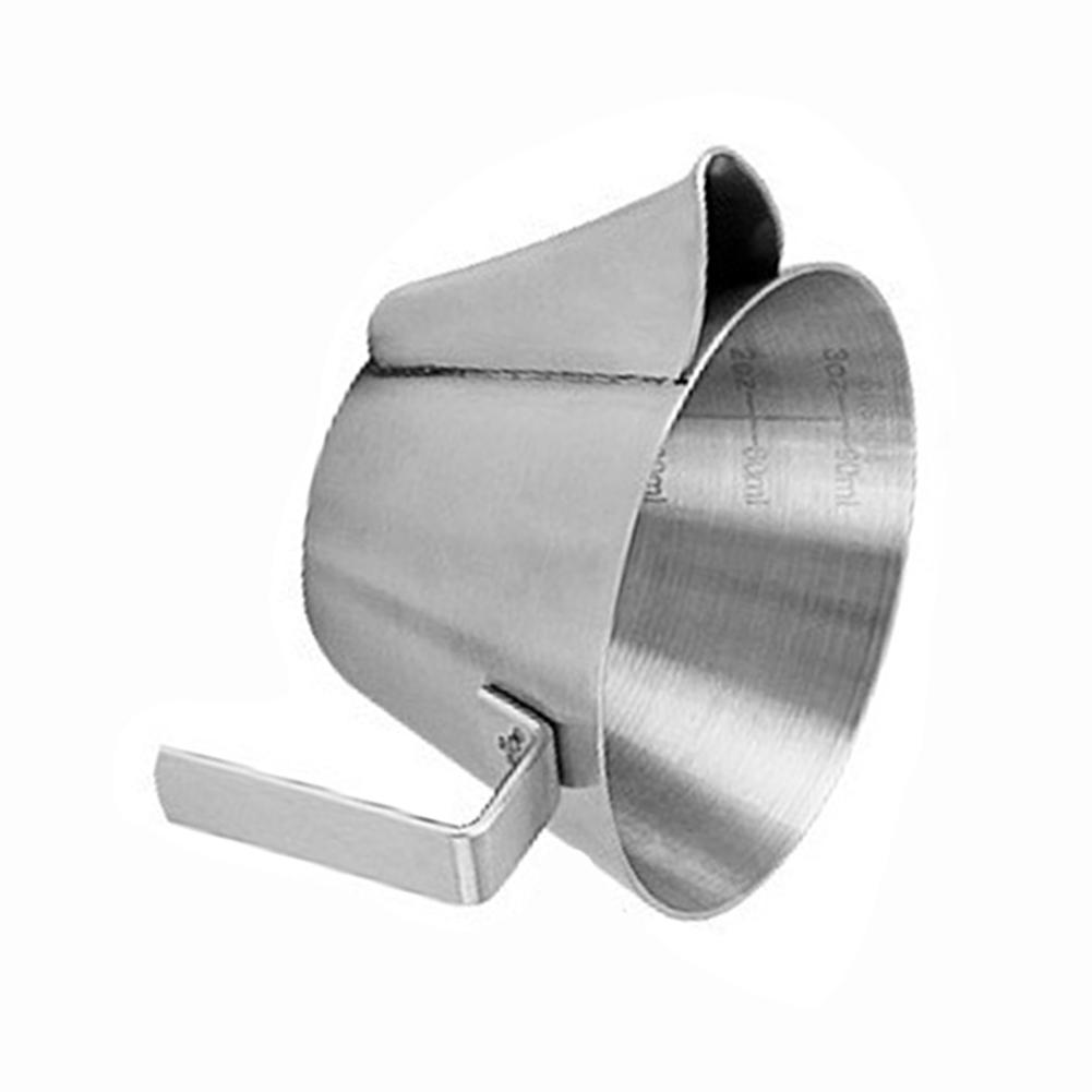 304 Stainless Steel Coffee Scoop Cup With Measurement Lines For Precise Pouring And Cooking Accessories Silver