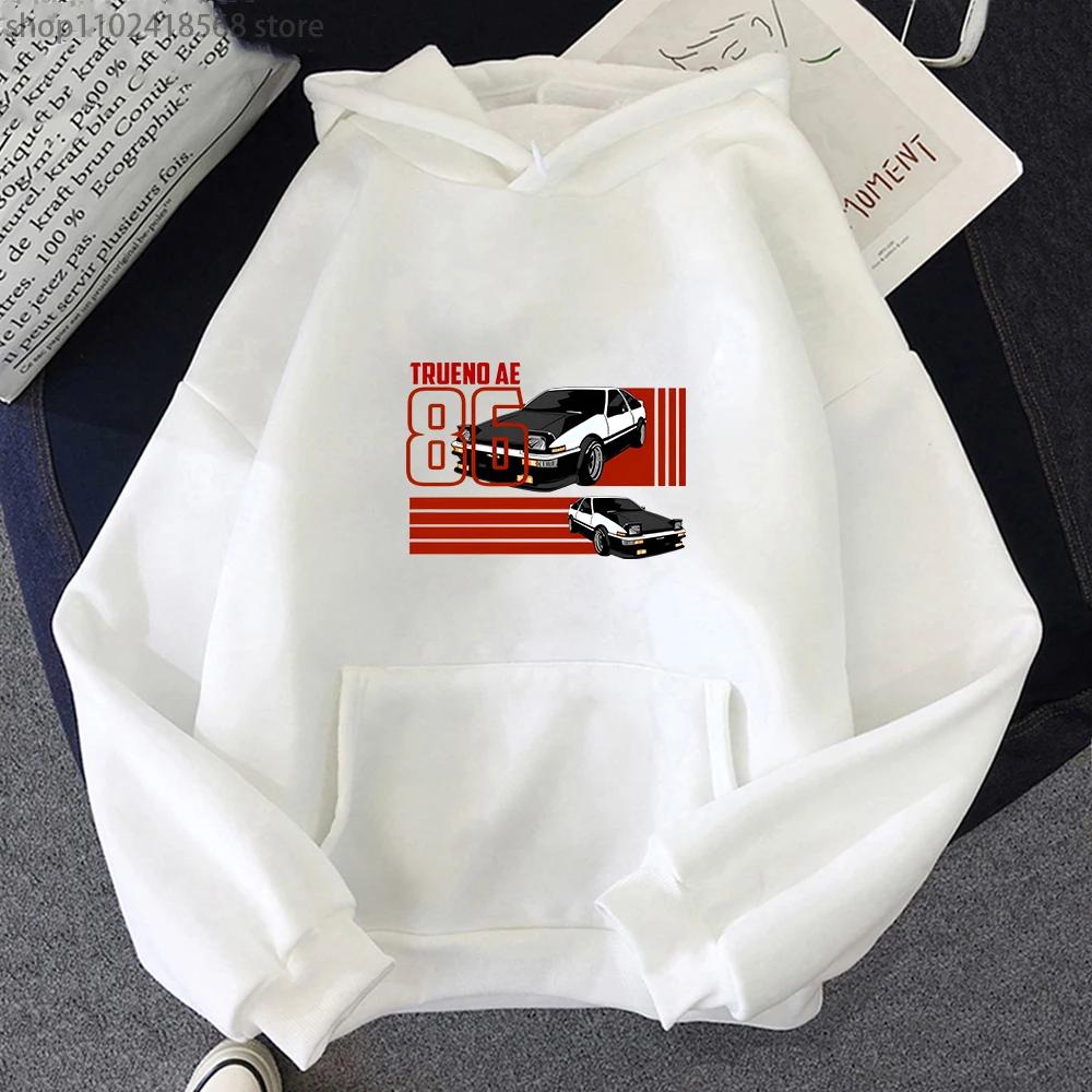 INITIAL D Толстовки Мужские SET JDM Trueno Levin AE86 Hachi Roku Толстовка Манга Аниме Пуловер Японские топы