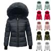 Зимнее пальто Женская теплая куртка Женское зимнее пальто с длинным рукавом и карманом
