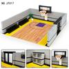 JT017 Small Particle Building Blocks Sports Basketball Training Hall Scene Display Pieces Assembling Building Blocks Toys