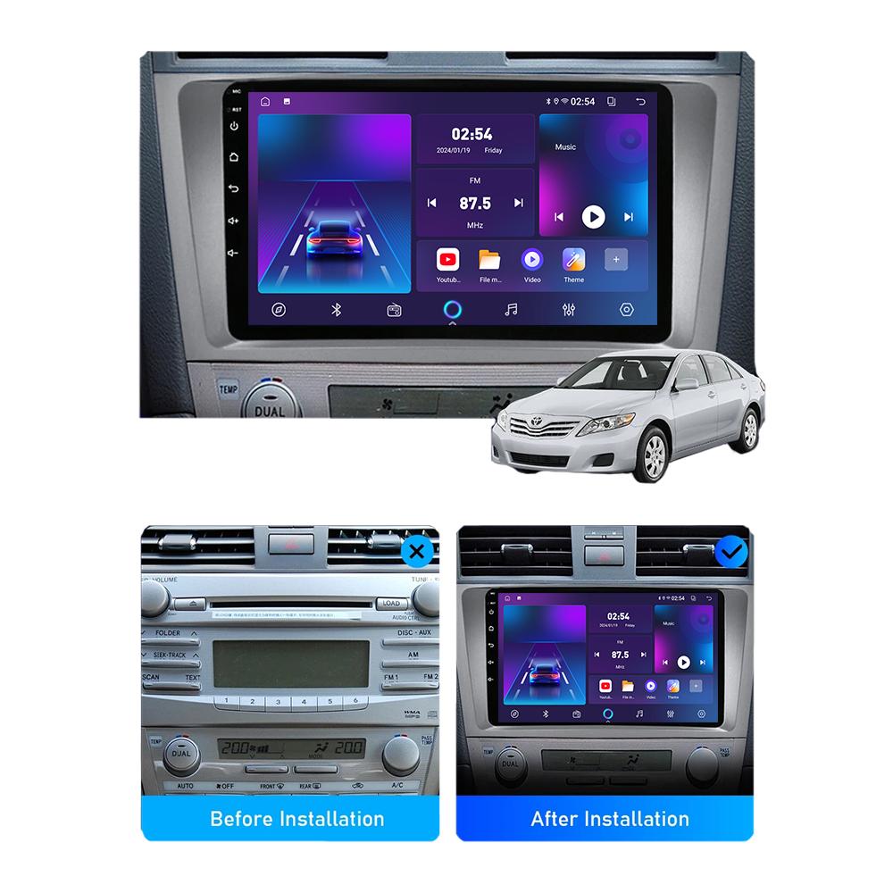 Android Car Radio For Toyota Camry V40 2006-2011 Multimedia Player Head Unit Stereo GPS Navigation BT WIFI 1+16GB