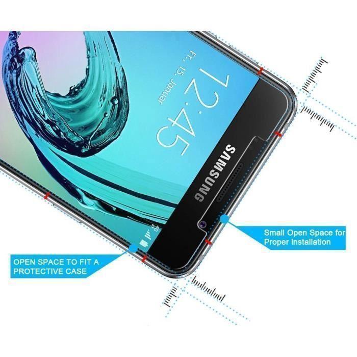 Tempered Glass - Phonillico® - SAMSUNG GALAXY A3 2016 A310 - Ultra Resistant - Screen Protector - Transparent