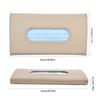 Car Visor Tissue Holder PU Leather Hanging Paper Towel Clip Napkin Holder Backseat Tissue Case Auto Interior Accessories