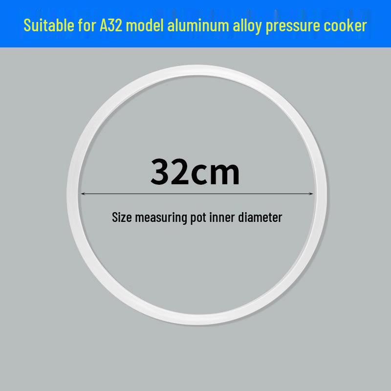 Силиконовое уплотнительное кольцо для алюминиевых скороварок - Подходит для моделей Hongshuangxi, Aiqi, Wanbao, Samsung
