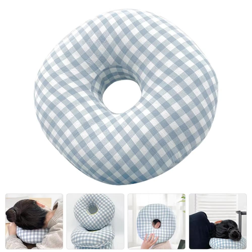 Comfortable Hollow Pillow Single Hole Donut Pillow Durable Filling Ear Pillow Side Sleepers