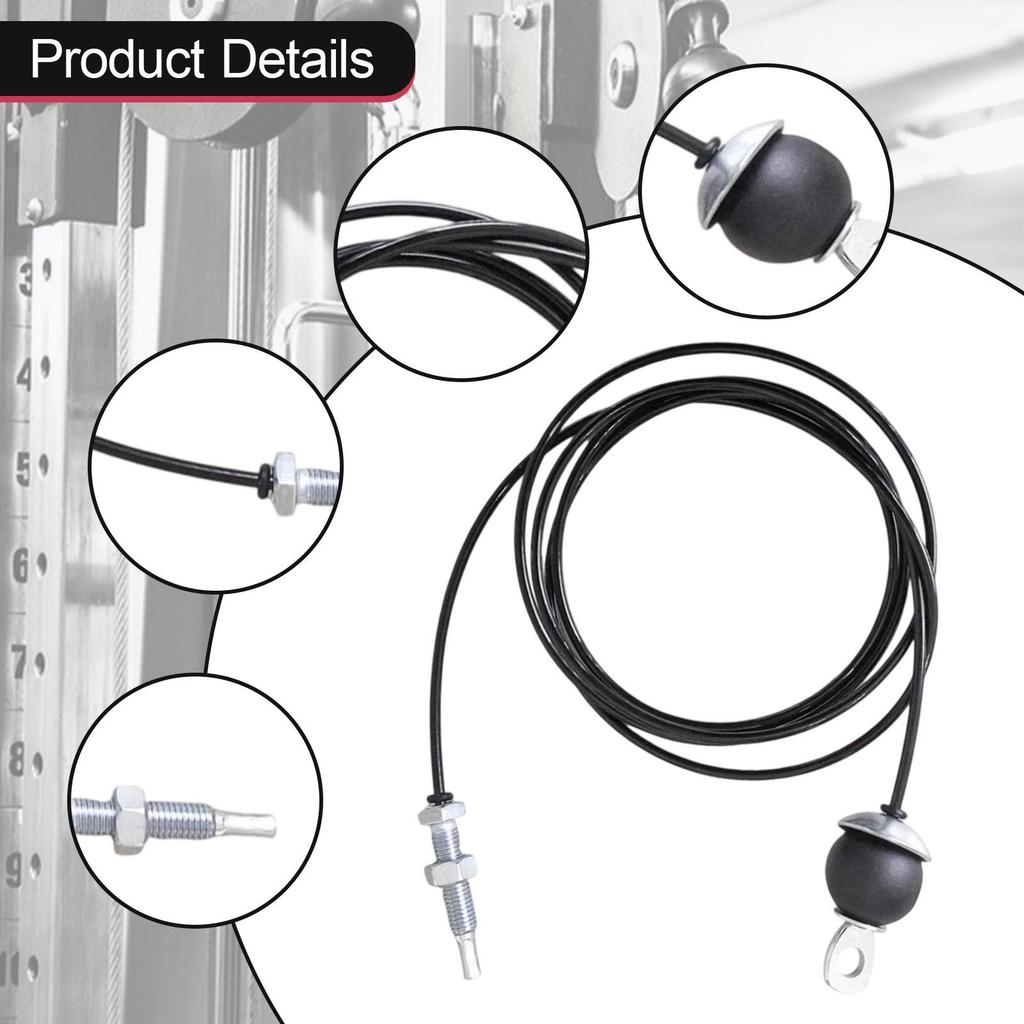 Gym Replacement Cable Fitness Pulley for Home Steel Wire Rope System Attachment