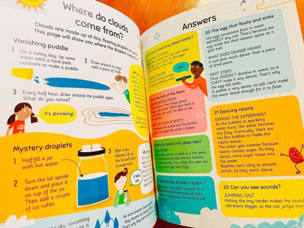 [Б/У] Английская Книга с Картинками Usborne Научные Эксперименты Английская Книга STEM