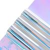 Бумага для упаковки цветов Shuanglan Rainbow Laser - Фантазийный градиент для DIY, Водонепроницаемые материалы для упаковки букетов