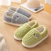 Cotton Slippers Winter 2025 New Indoor Home Plush Warm Non-slip Bag and Cotton Shoes