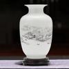 Jingdezhen Ceramic Vase Home Decoration Accessories Desktop Ornament Living Room Flower Planter Chinese Style Ceramic Crafts
