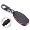 Car Keyless Remote Key Fob Shell Cover 3 Button Leather Key Case For Ford Fiesta Focus 3 4 Mondeo Ecosport Kuga Focus ST