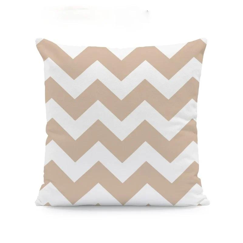 Мода Бежевый Геометрический Подушка Стрела Лепесток Кружевная Текстура Подушка Наволочка 45X45см Полиэстер Декор Гостиная Наволочка