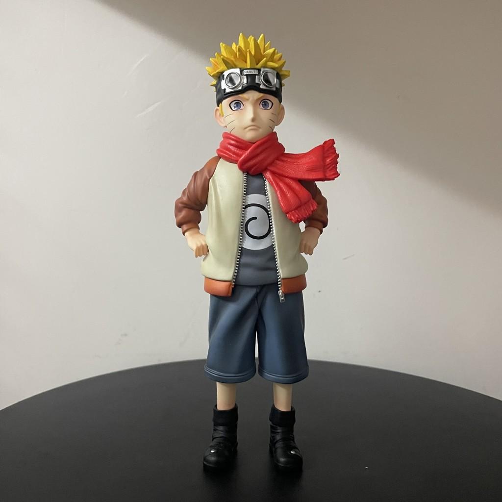 Uzumaki Naruto Pvc Figure With Swap Double Head For Collectors And Anime Fans