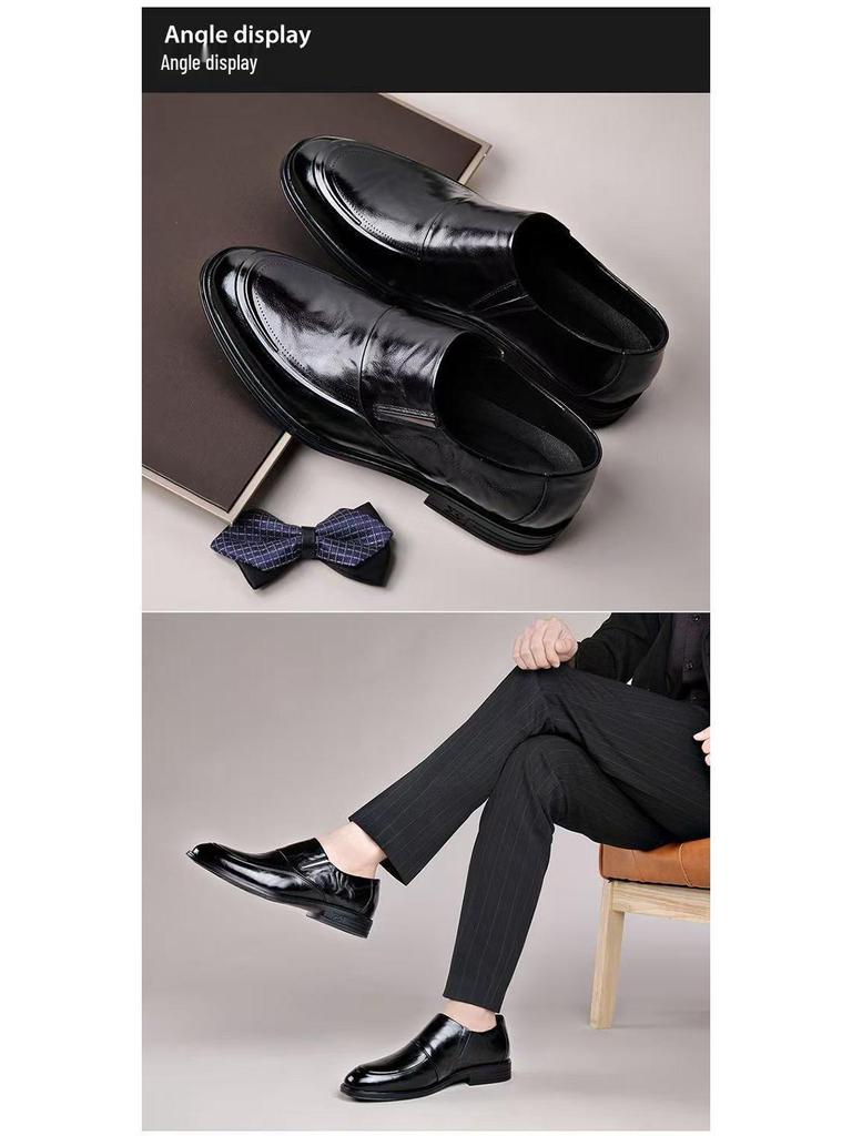 Универсальная повседневная мужская обувь из тисненой коровьей кожи