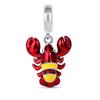 Стерлингового серебра 925 пробы, красная божья коровка, Омар, обезьяна и роза, висячая подвеска, подходит для оригинального модного браслета, ювелирные изделия своими руками, подарок