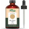 Organic Zing Rice Bran (Oryza Sativa L.) Oil | Pure & Natural Carrier Oil for Massage, Skincare & Haircare - 118ml/3.99fl Oz
