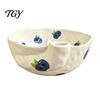 Sophisticated Ceramic Kitchen Decor Berry Washing Bowl with Drainage Holes, Fruit Essential for Lovers Rinse Basin, Colander Fresh Berries Vegetables