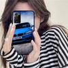 Blue Red- Sport Car Phone Case for Samsung Note 20 Ultra 10 Pro Lite Plus 9 8 5 4 3 M 30s 11 51 31 31s 20 A7