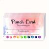 50pcs Punch Cards, My Reward Cards for Student, Home Behavior Incentive, Loyalty Cards Flower Punch Cards