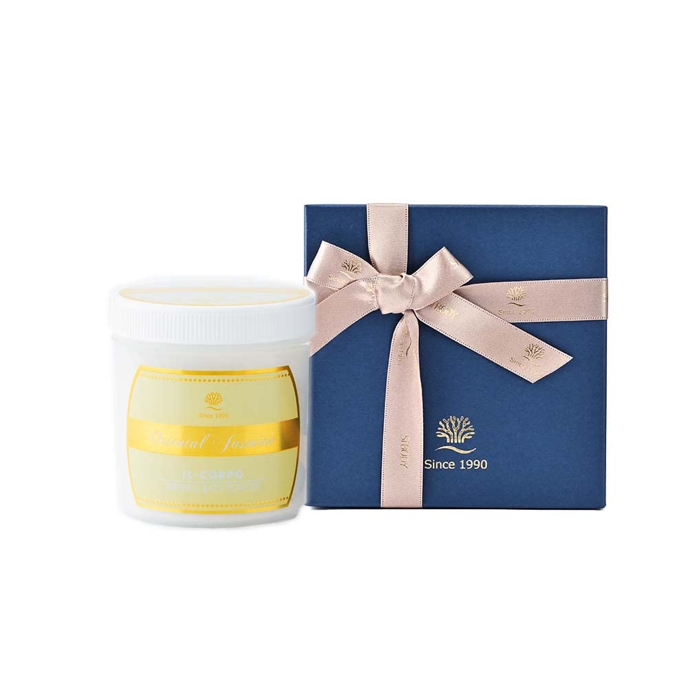 Il Corpo Mineral Bath Powder Gift Box Bath Day Hot Moisturizing (Oriental Jasmine) Additives, Mother's Gift, Sauna, Refreshing, Bath,
