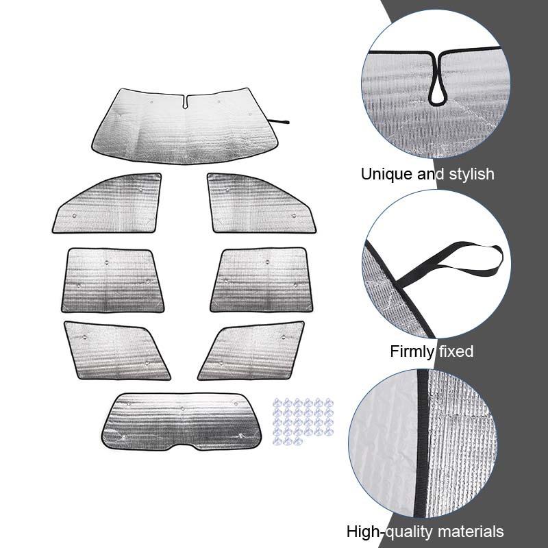 Car Windshield Sunshade Window Shade Foldable Sun Visor Cover Fit for Jeep Grand Cherokee 2007-2010 Car Interior Accessories