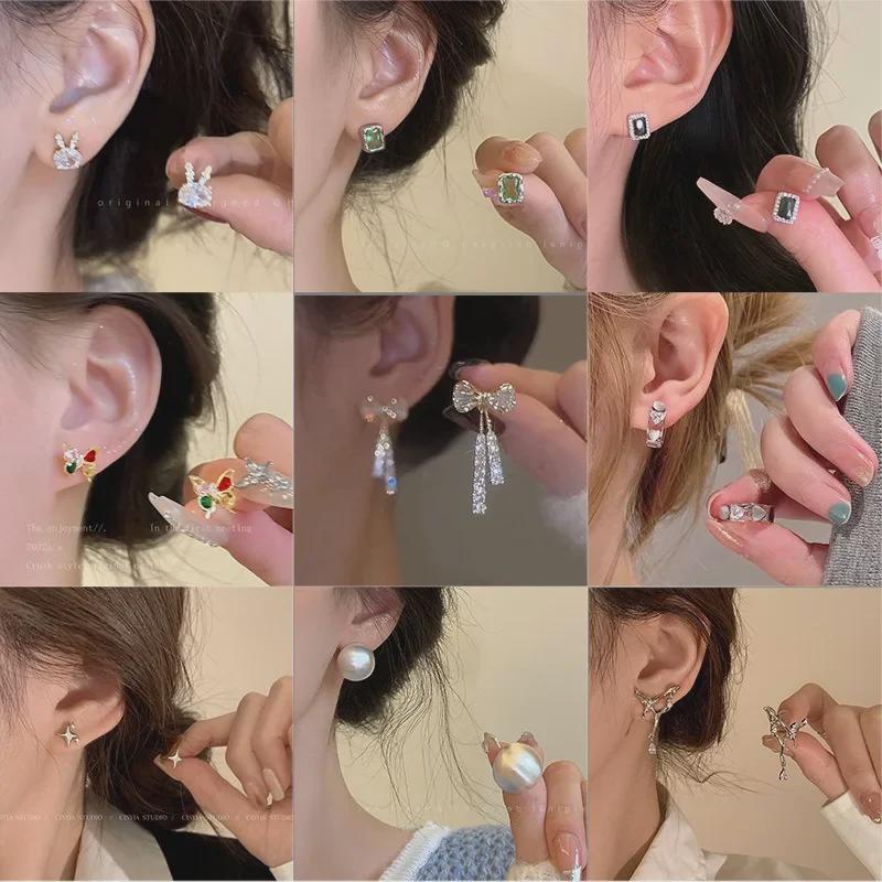 Элегантные серьги-иглы из серебра 925 пробы — новый стиль высокой моды