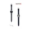 Swatch SyxS106 Кожа Кожасинийжелезный Мужские S Уретановые Часы