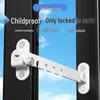 Child Safety Windproof Lock for Inward UPVC Windows - Ventilation Limiter Bracket