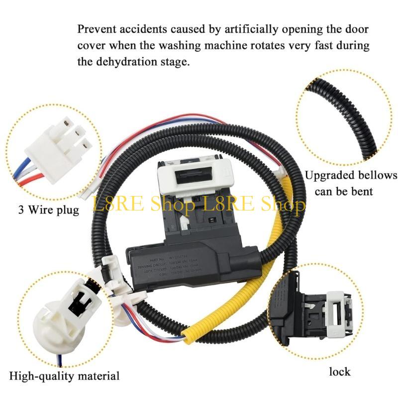 L8RE Пластиковый набор замка крышки Набор для обслуживания переключателя замка крышки Сервисная деталь