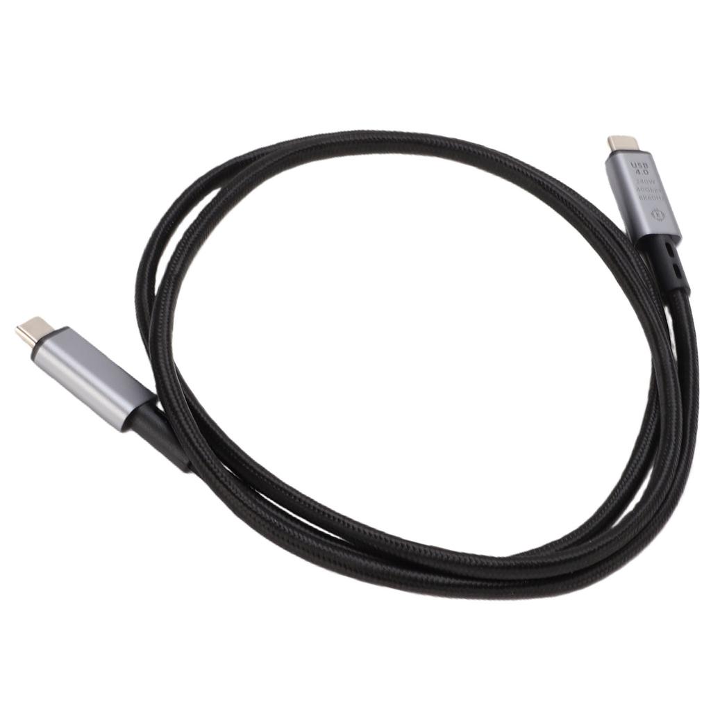 Кабель USB 4.0 с поддержкой Thunderbolt 4 USB C на USB C, 40 Гбит/с, быстрая зарядка 240 Вт, видео 8K 60 Гц для ноутбуков, телефонов