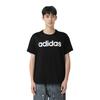 adidas Дышащая Мягкая Футболка с Круглым Вырезом и Коротким Рукавом Мужские Топы Черный DU1246