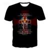 Knight Templar Men's T-shirt 3D Printing T-shirt Knight Templar Fashion Casual T-shirt Hip Hop Harajuku Streetwear Tops