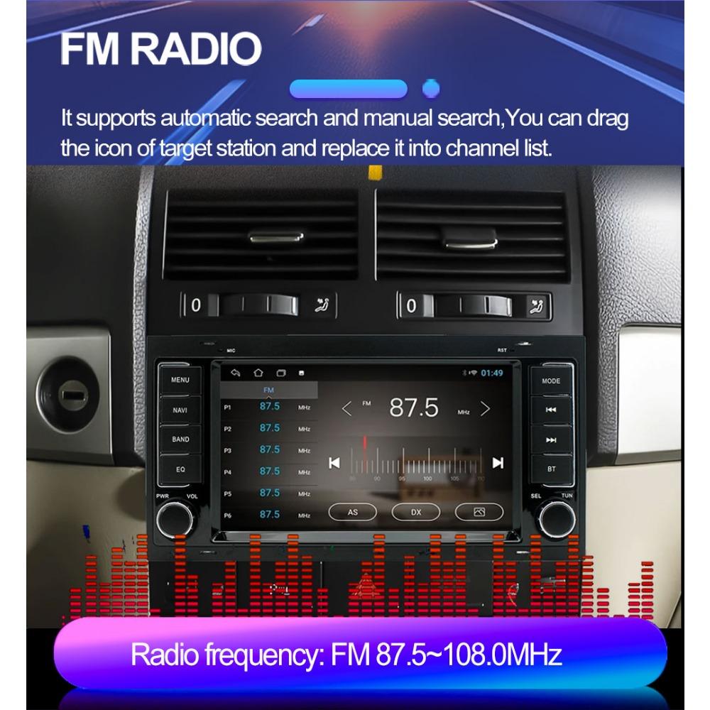 2Din 7-дюймовый Android-радио для Volkswagen Touareg Transporter T5 Multivan 2004-2011 Miltimedia Player, головное устройство с GPS-навигацией, 2 + 64 ГБ