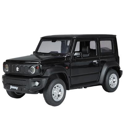 1/24 SUZUKI Jimny Игрушечная модель автомобиля Литье под давлением со звуком и светом Функция инерционного механизма Игрушки Модели транспортных средств Коллекционные подарки для взрослых
