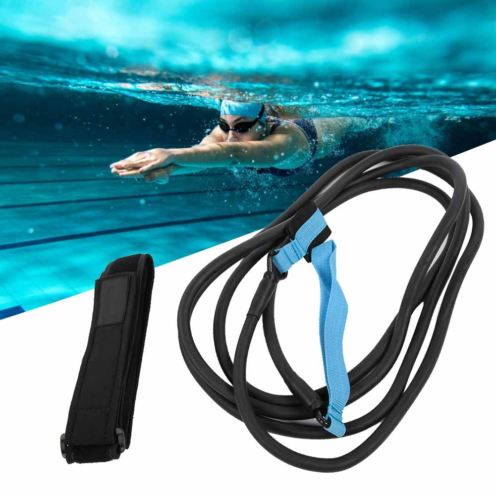 KEEP DIVING 4м Пояс для плавания с сопротивлением Тренажер для плавания Тяговый поводок Веревка Аксессуары для бассейна(В)