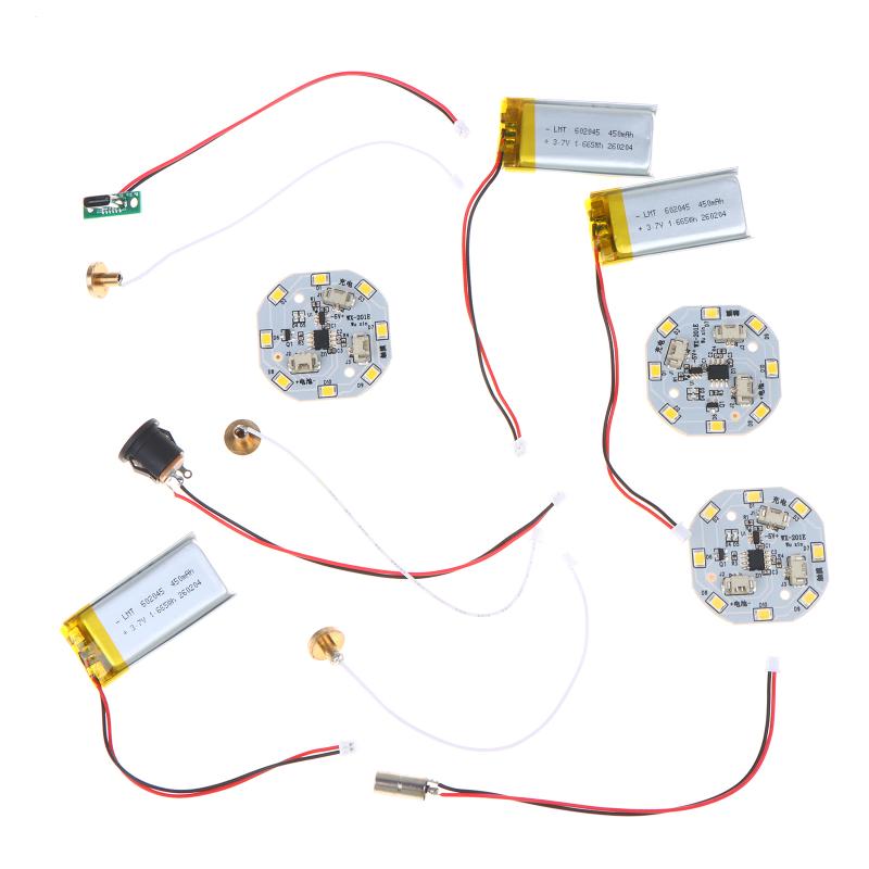 5V Одноцветный Сенсорный Бесступенчатый Димминг Ночник Тип-C / DC Зарядка Панель Управления Светодиодная Настольная Лампа Индукционный Выключатель