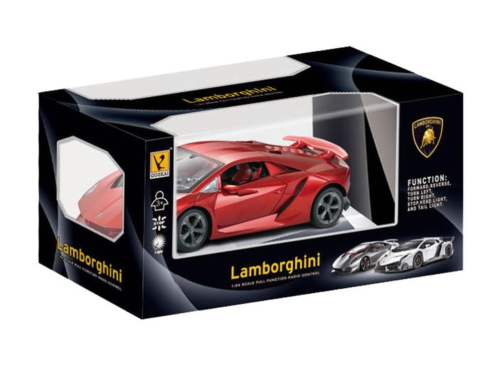 Doyusha Масштаб 1/24 Lamborghini Sesto Elemento Красная Электрическая Радиоуправляемая Модель 30668