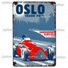 24-Stunden-Metallschild, Vintage-Plakette, Blechschild, Wanddekoration für Bar, Kneipe, Metallhandwerk, Retro-Rennwagen-Poster