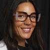 2025 Retro Matte Rivet Anti-Blue Light Glasses Frame for Women - High-End Color Block Design