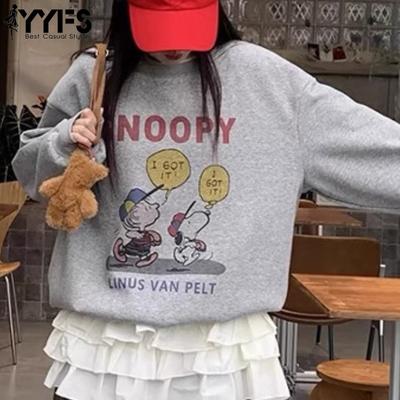 Женские модные повседневные весенне-осенние блузки и рубашки с круглым вырезом с длинными рукавами