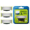 Philips Pack Lames OneBlade Compatibles Avec Tous Les Manches OneBlade QP230/50 (X3),