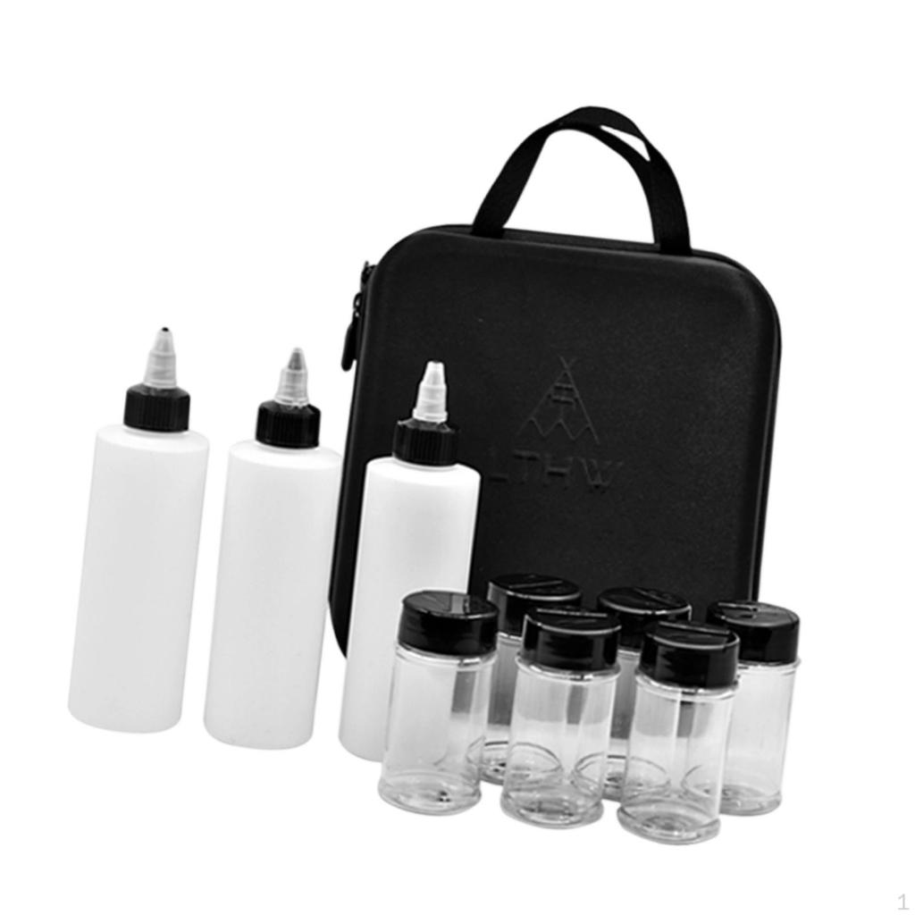 Camping Portable Spice Bottle Seasoning Storage Bag Oil Dispenser Bottles for